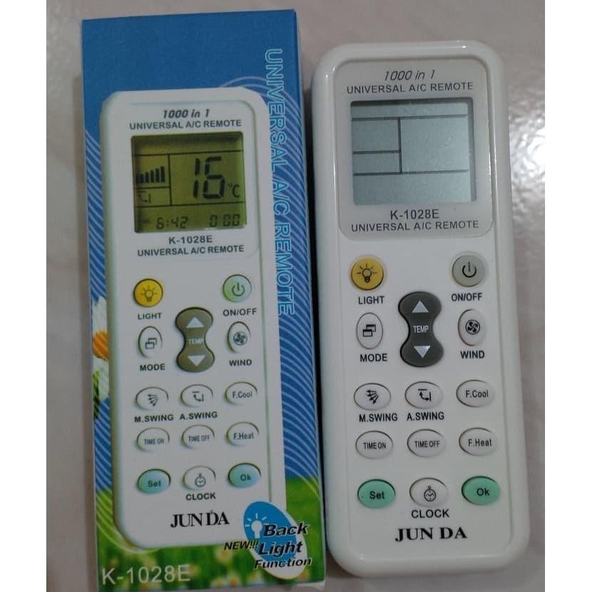 Remote Ac Multi Universal Ac Remote Jun Da K1028E