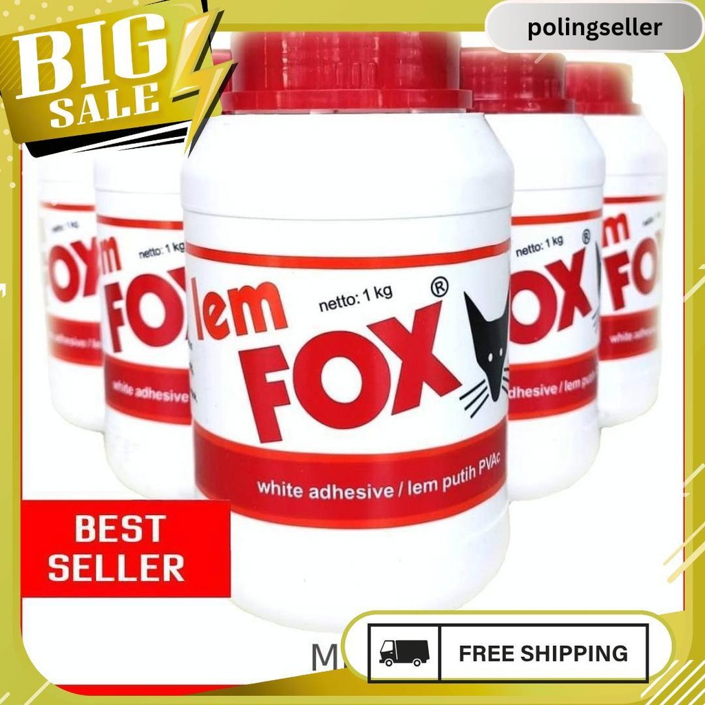 Lem Fox Botol 1 Kg Termurah