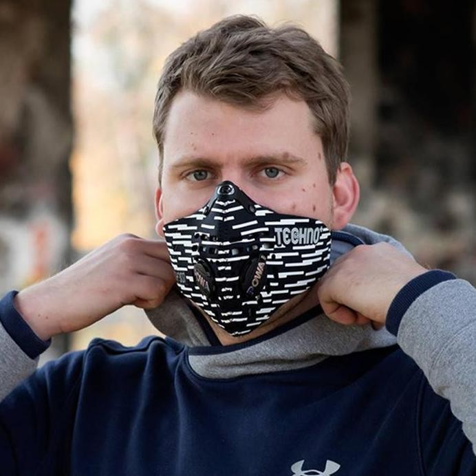 Respro Techno Plus Speed Pollution Mask - Black