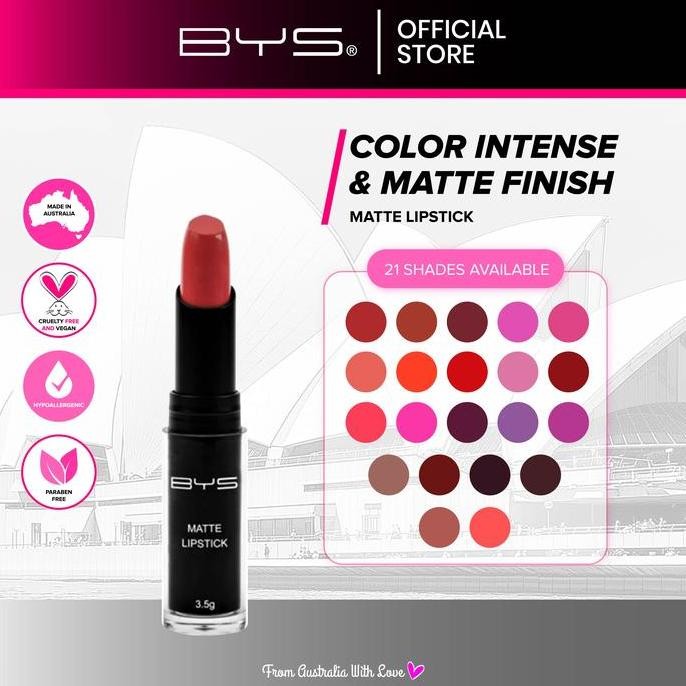 BYS Matte Lipstick Disco Inferno