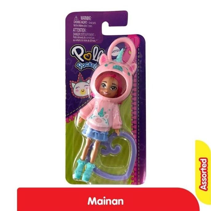 Polly Pocket Small Doll Mainan Boneka Anak 3+ Assorted