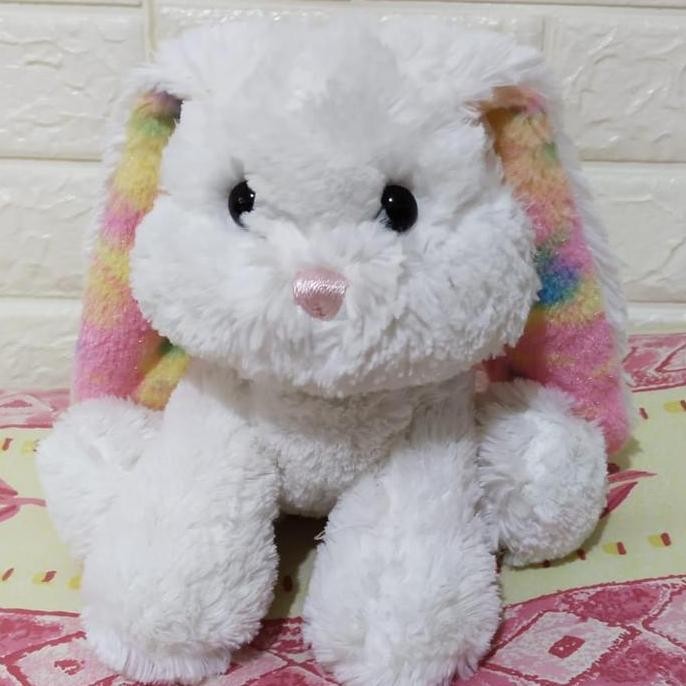 Boneka Kelinci putih Rainbow