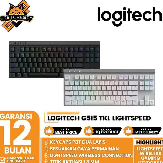 NEW LOGITECH G515 TKL LIGHTSPEED WIRELESS Gaming Keyboard