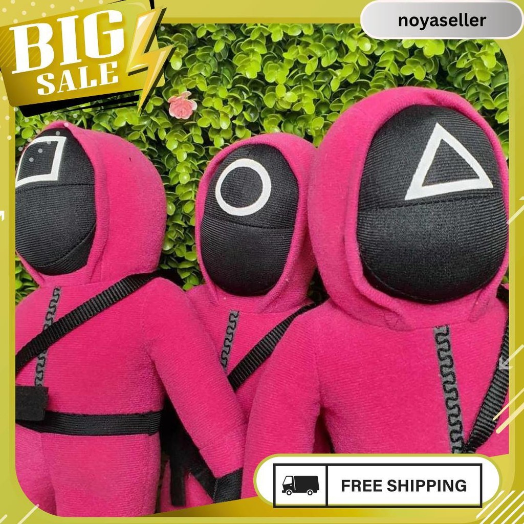 Mainan Boneka Karakter Squidgame Meledak