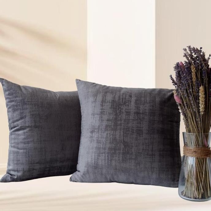Velvet Grey Cushions