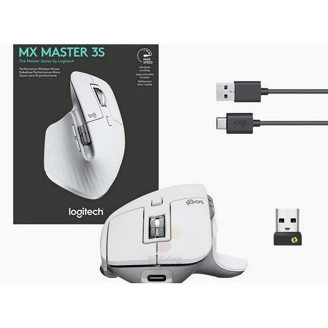 TERBARU - Logitech MX Master 3S Wireless Bluetooth Mouse MX Master 3 S
