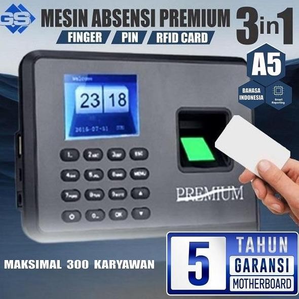 >*>*>*>*] MESIN ABSEN SIDIK JARI A5