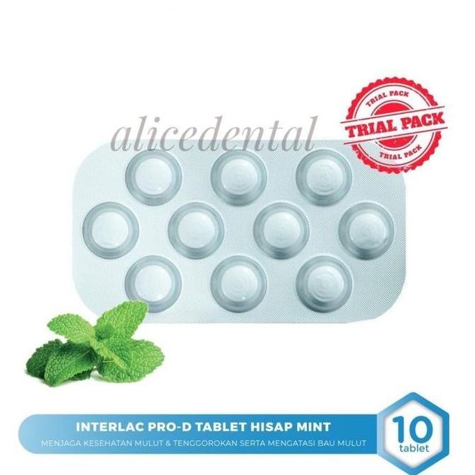TRIAL PACK INTERLAC PRO-D PRO D tablet hisap mint