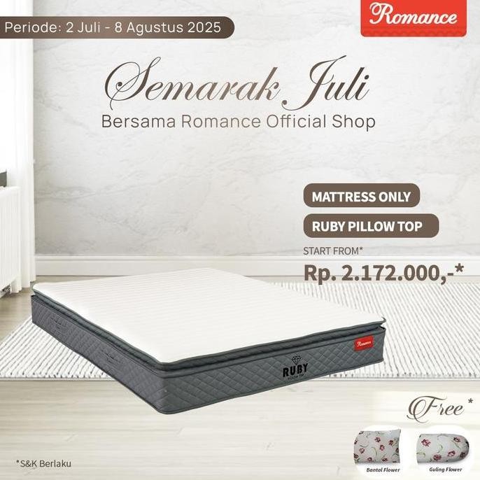 Romance - Kasur Ruby Pillowtop (Romance Grosir)