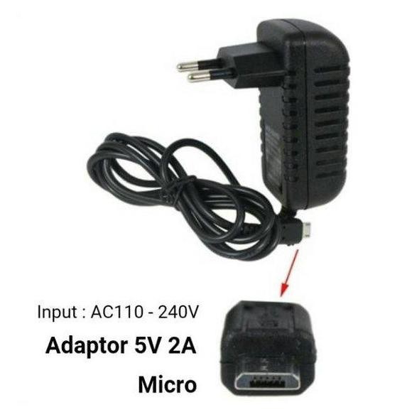Adaptor Dc 5V 2A Jek Micro Usb