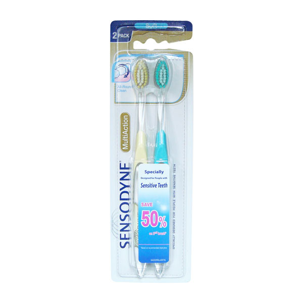 SENSODYNE TOOTH BRUSH MULTIACT SOFT 2S