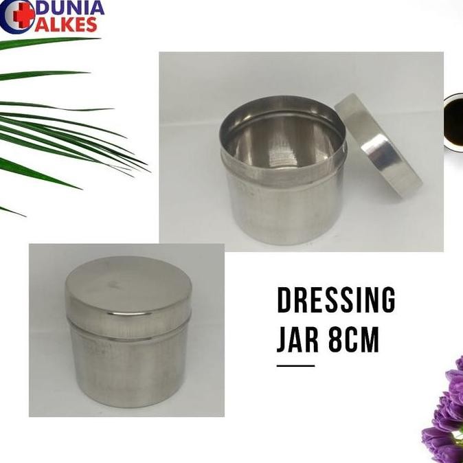 DRESSING JAR 8CM / KOM KAPAS STAINLESS