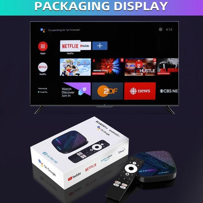 TJBox Hako Pro Android 11 Android Tv Box With Google Certifications