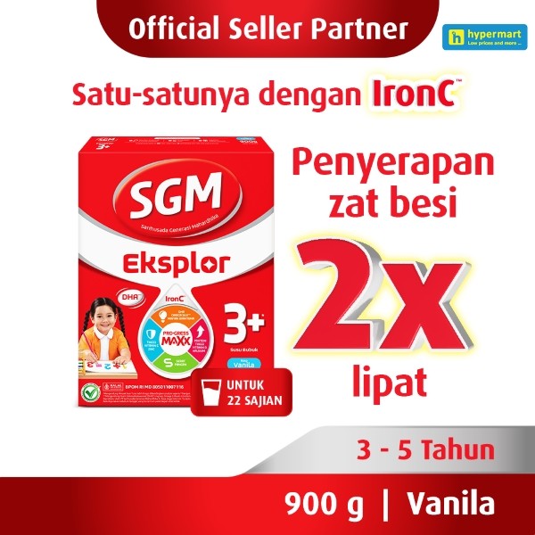 SGM EKSPLOR 3+ VANILA 900 GR