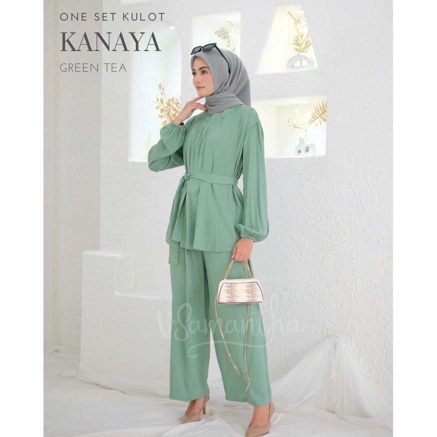 Bisa Cod One Set Kulot Kanaya Ia-76