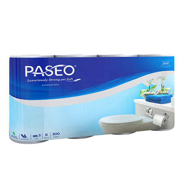 PASEO BATH WHT 211044 8 ROLL