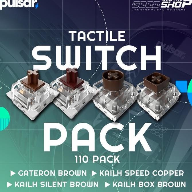 Murah Pulsar Tacticle Switch Pack (110 Pack)