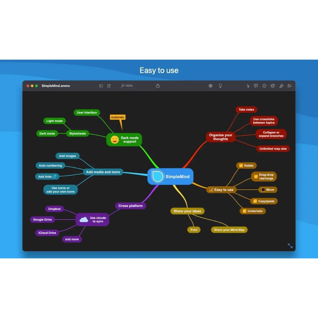 SimpleMind Pro - Full Version, Lifetime