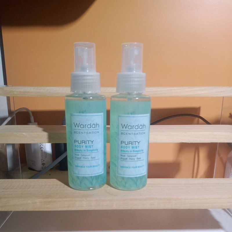 wardah body mist