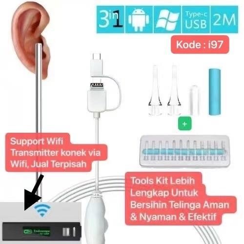 Ear Cleaning I97 Waterproof 1.3 Megapixel Endoscope Camera Android