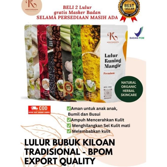Lulur Badan Bubu Iloan 20Gr