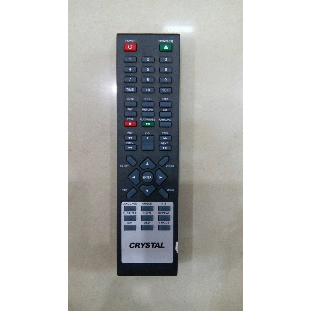 REMOT/REMOTE DVD CRYSTAL (HITAM)