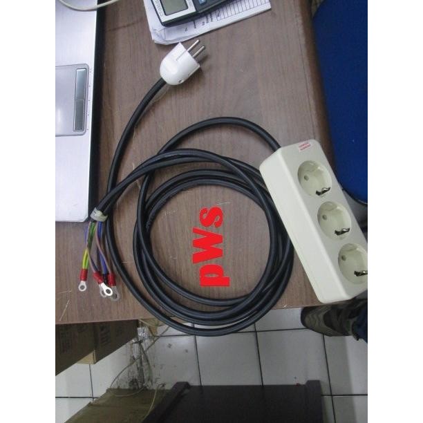 KABEL POWER STABILIZER INPUT DAN OUTPUT 3 OUTLET