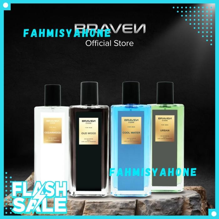 BRAVEN CODE FOR MEN EAU DE PARFUM 100ML - PARFUM PRIA BRAVEN CODE 100ML PILIHAN TERPOPULER