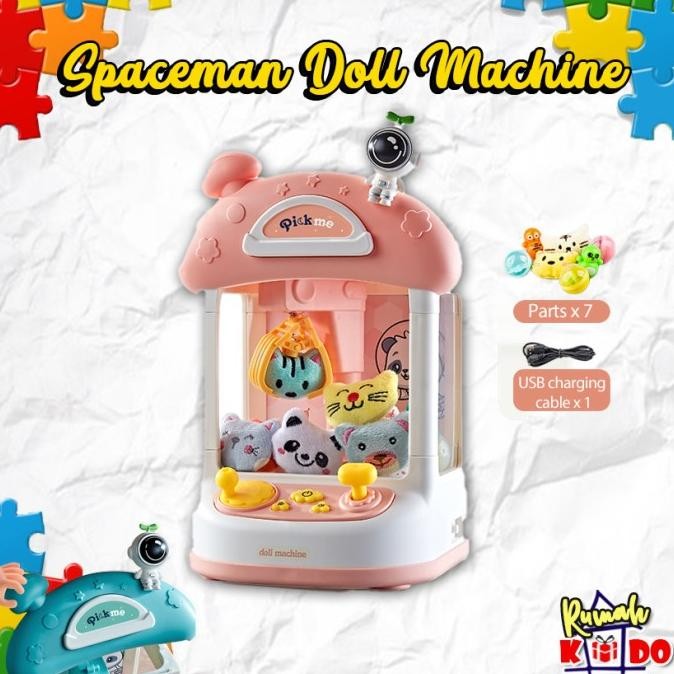 Spaceman Doll Machine Mainan anak capit capitan SAR