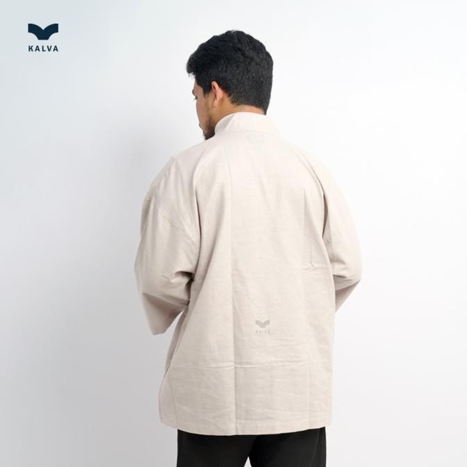 Jual Kimono Outer Noragi "Basic Series" In Pearl White