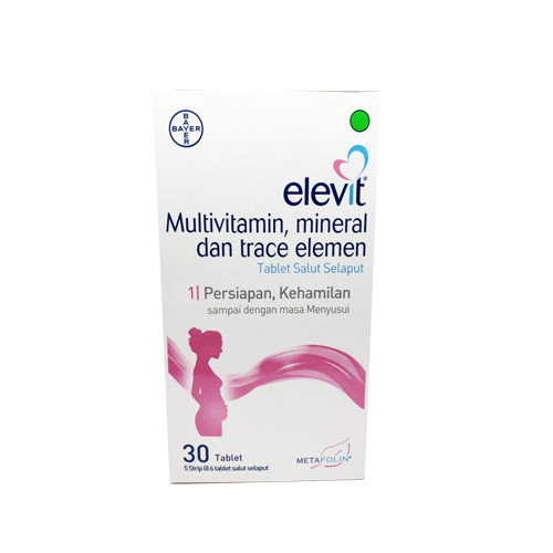 ELEVIT 30 TABLET / SUPLEMEN SEBELUM KEHAMILAN / SUPLEMEN KEHAMILAN