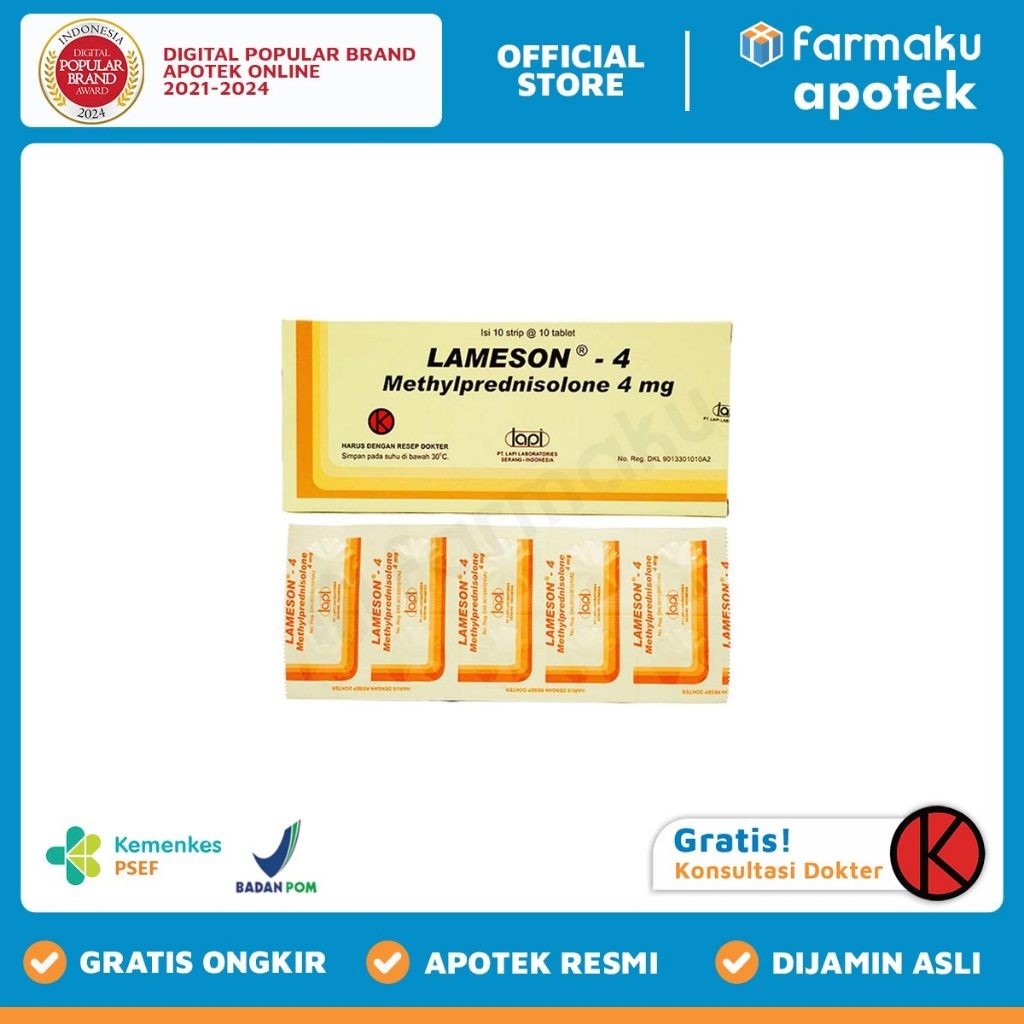 Lameson 4 mg Strip 10 tablet - HBK