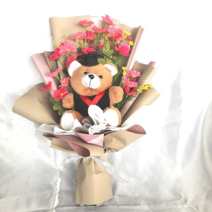 Buket Bunga Boneka Wisuda Murah