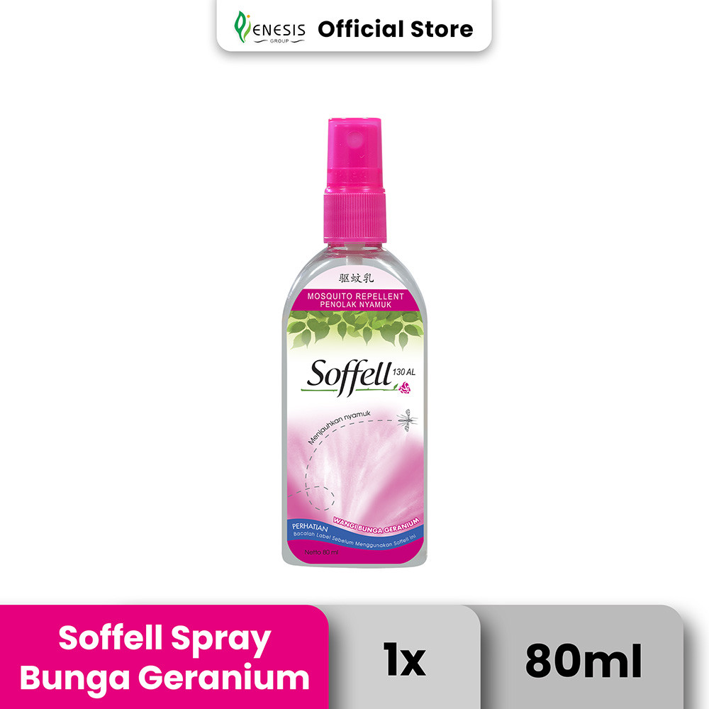 Soffell Botol Spray Bunga Geranium 80Ml