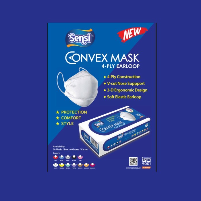 Murah sensi convex mask Non COD