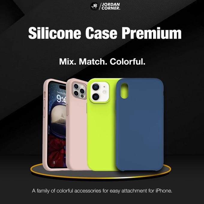 Silicone Case Premium Full Cover for iPhone