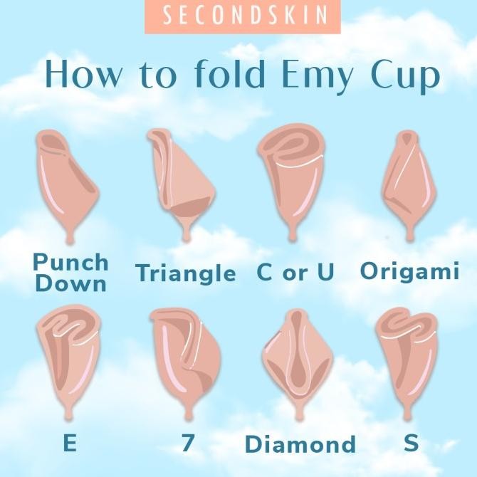 SECONDSKIN Emy Menstrual Cup With Case [terbaik]