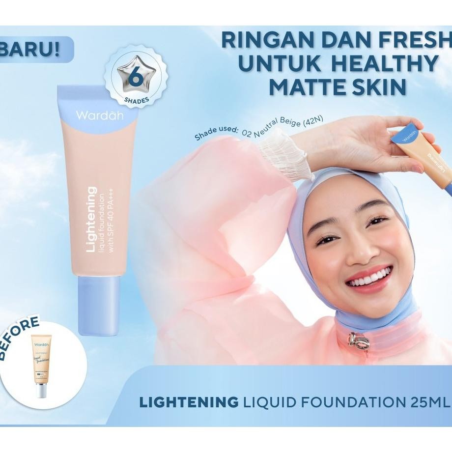 Wardah Lightening Liquid Foundation