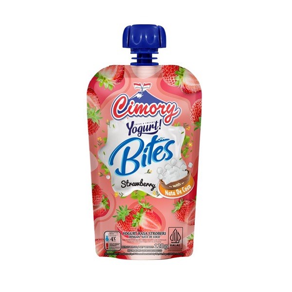 CIMORY YOGHURT BITES STRAWBERRY 120 GR