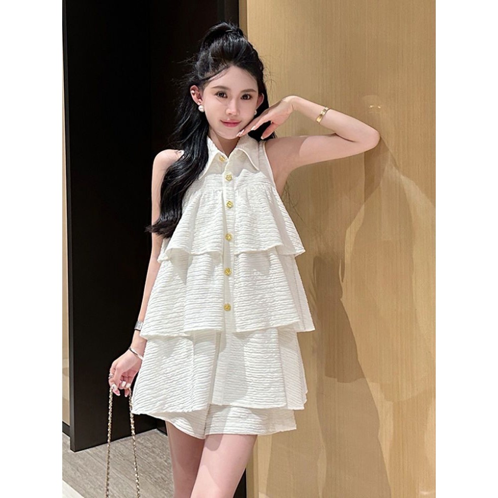 Halter Shorts Small Sweet Elegance Suit