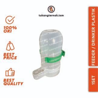 DRINKER FEEDER BURUNG PLASTIK 200ML