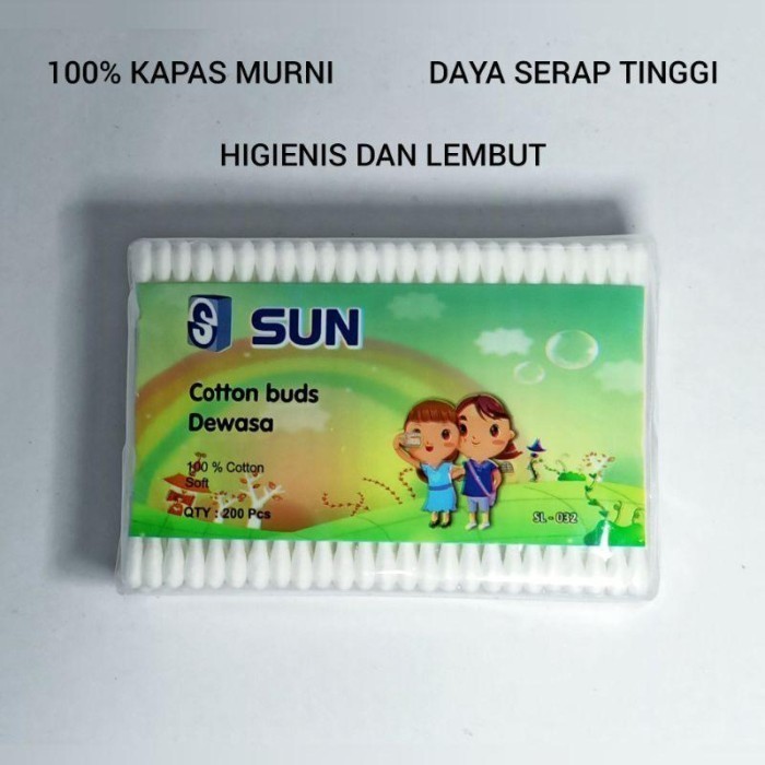 SUN COTTON BUDS DEWASA SL032 200S
