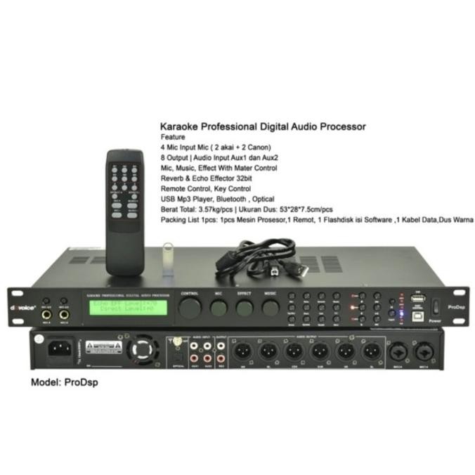 Promo Digital Processor Karaoke Db Voice Dbvoice Prodsp