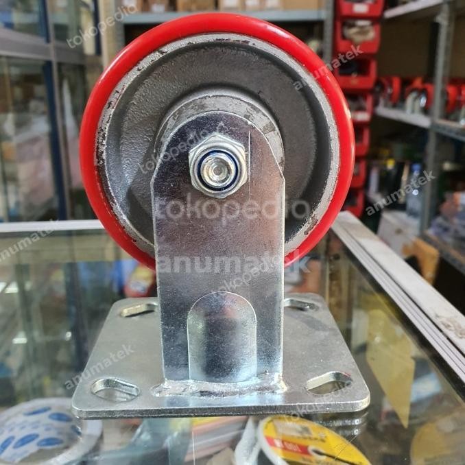 Roda P.U 4 Inch H.D Mati [ Double L21 ]