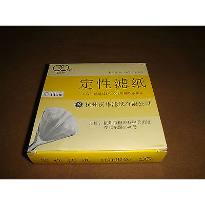 Filter Paper 11CM 100Pcs/pack Qualitative Fast