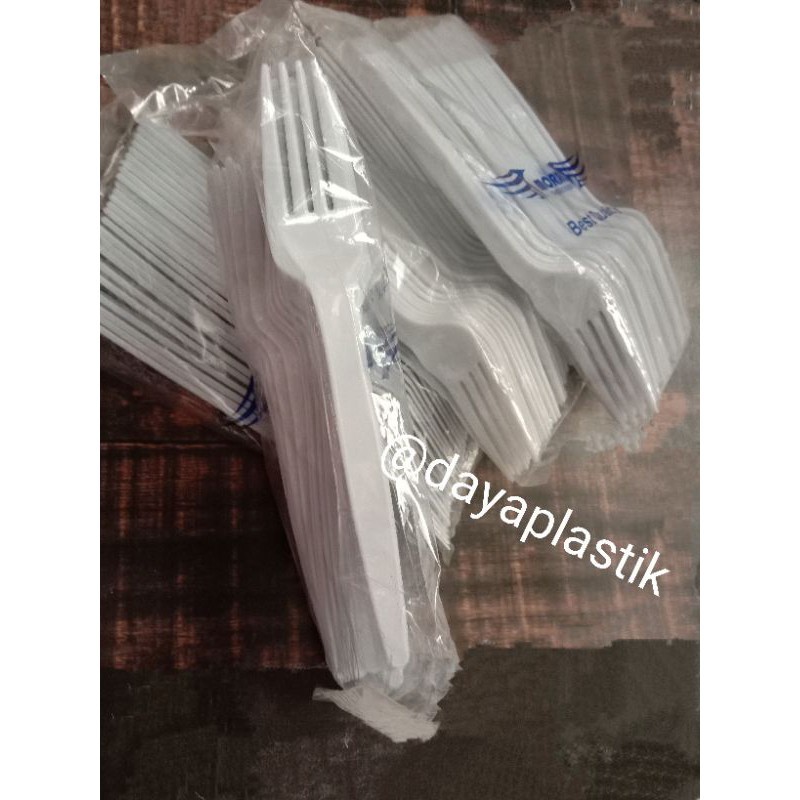 SENDOK GARPU PLASTIK