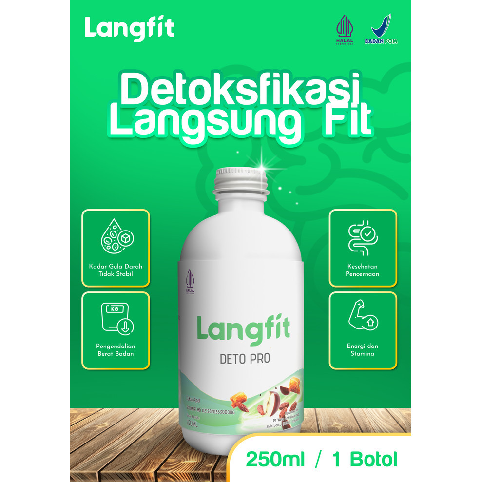 Langfit - Deto pro 1 Botol
