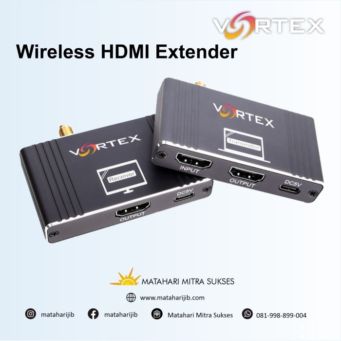 Wireless HDMI Extender 180m 1080P 60hz VORTEX