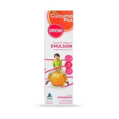 Curcuma Plus Grow Strawberry 200 ml