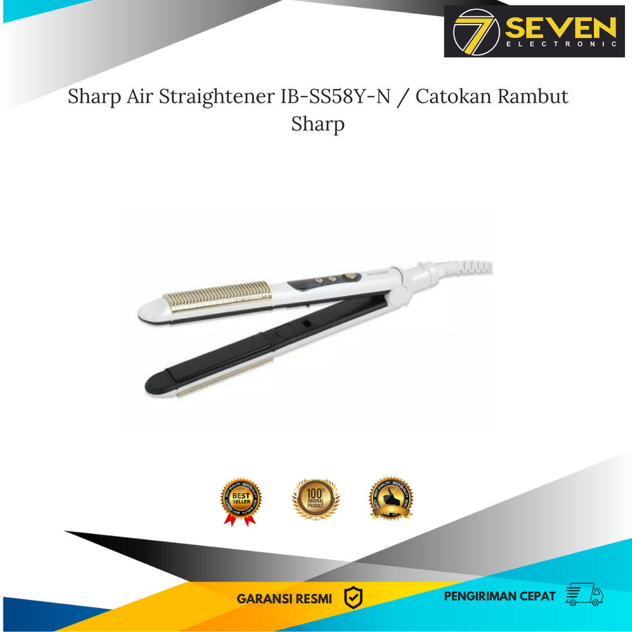 Sharp Air Straightener IB-SS58Y-N / Catokan Rambut Sharp